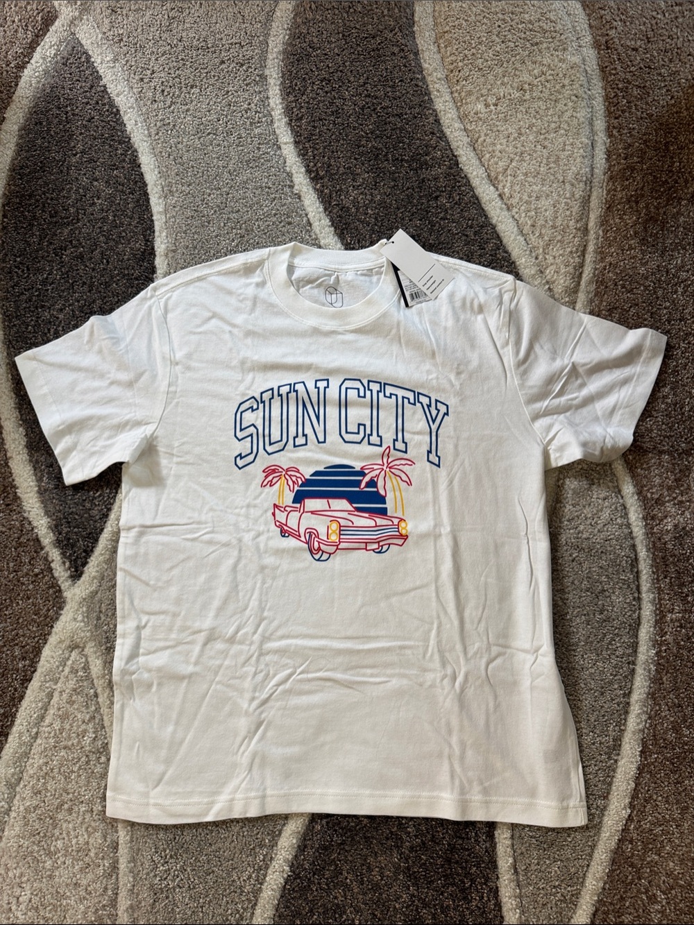 Original Use White Tee Sun City Mens